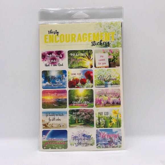 990 Stickers For Inspirational Scrapbooking Stickers Cottage Core Religious - Picture 5 of 6